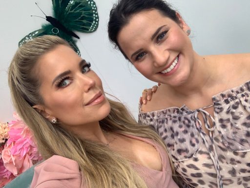 Charlotte Breidohr mit Sylvie Meis