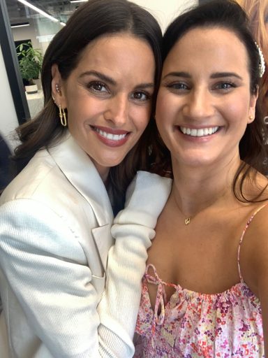 Charlotte Breidohr mit Izabel Goulart